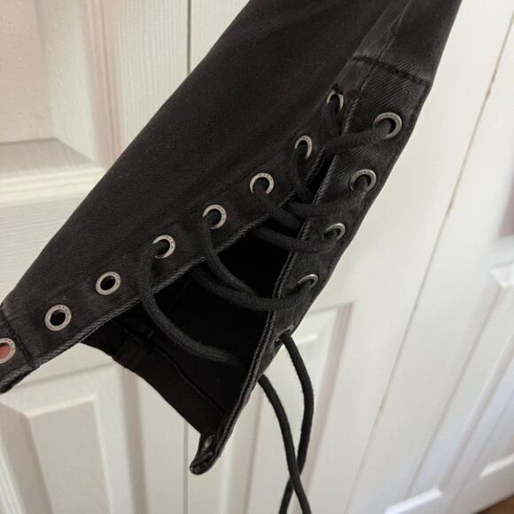 RVCA Juniors Dayley Cone Denim Mid Rise Skinny Jeans Sz 26 - Picture 10 of 10